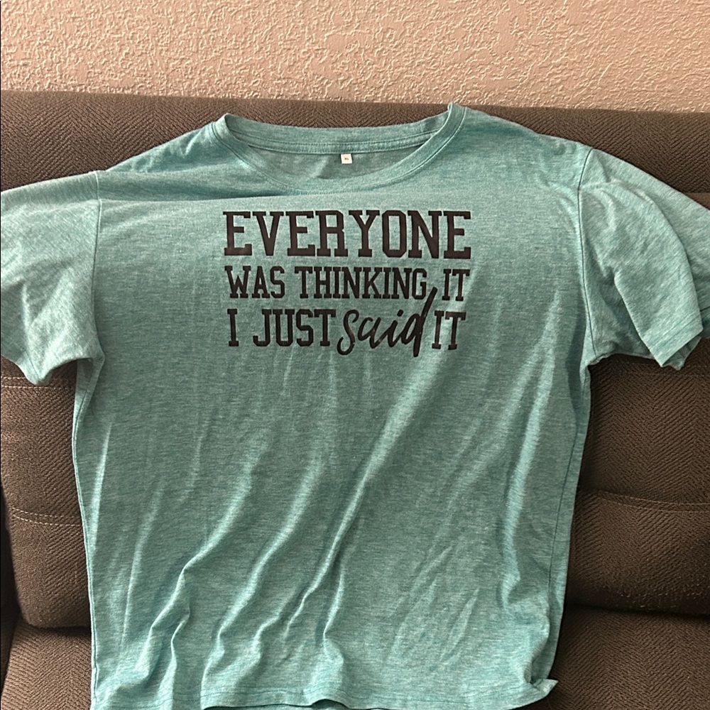 Teal Graphic T-Shirt
